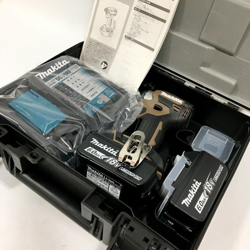 未使用 makitaマキタ 充電式インパクトドライバ TD173DGXAB フルセット 