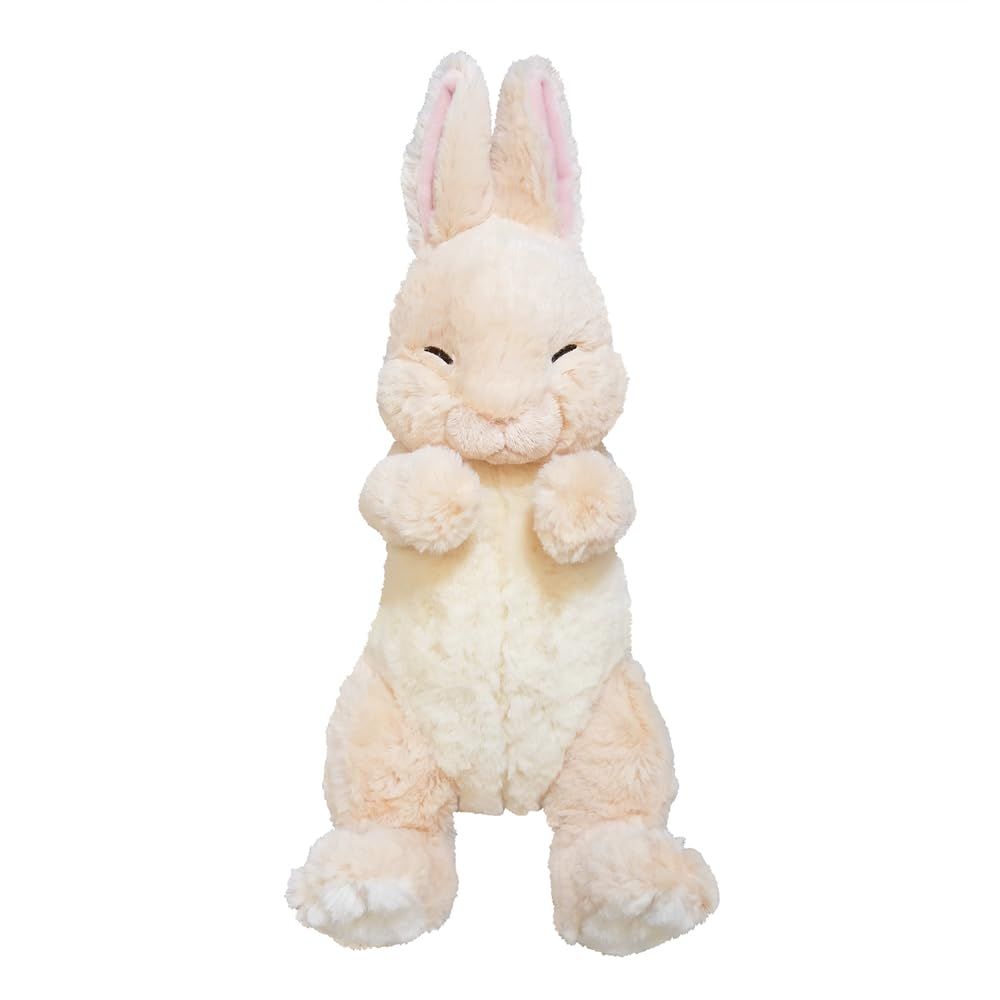 【激安大特価，低価】 サンレモン ひざ うさぎ BE すやすや 17×14×36cm ぬいぐるみ ウサギ ベージュ アニマル 動物 P-9552 ぬいぐるみ