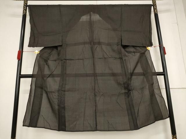 平和屋着物＊夏物 男性 小紋 紗 絣柄 AABB5921st