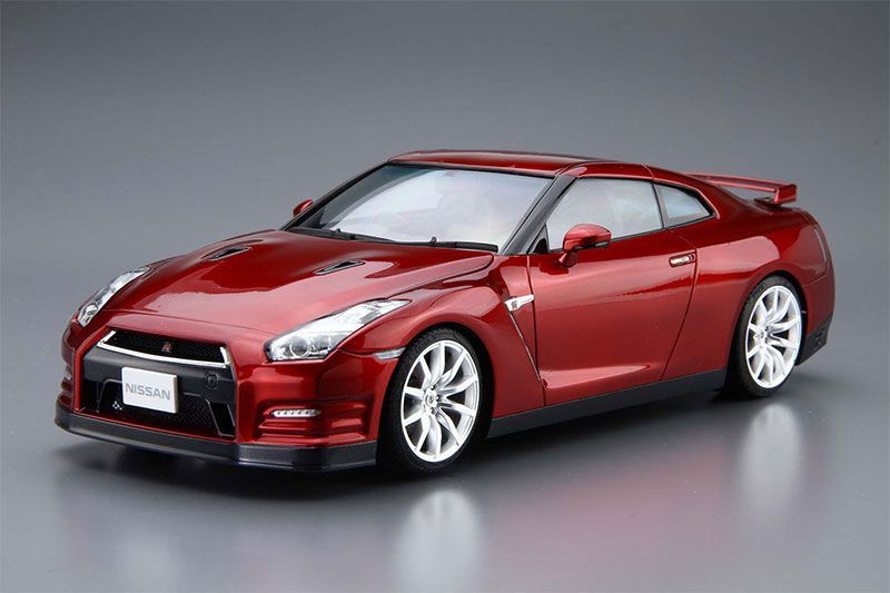 アオシマ プラモデル 1/24 ザ・モデルカー No.3 ニッサン R35 GT-R