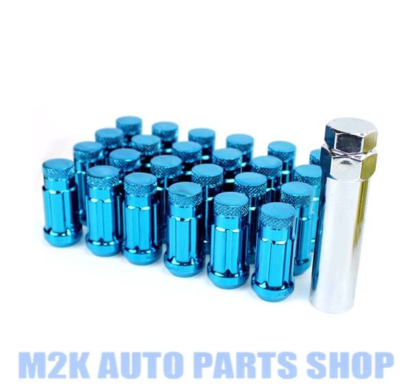 新作もいち早くお手元に！ ホイールナット 45ｍｍ ロックナット カラー スチール ナット 24個 貫通 袋 P1.25 アルファロック フルロック 赤 青 黒 銀 金