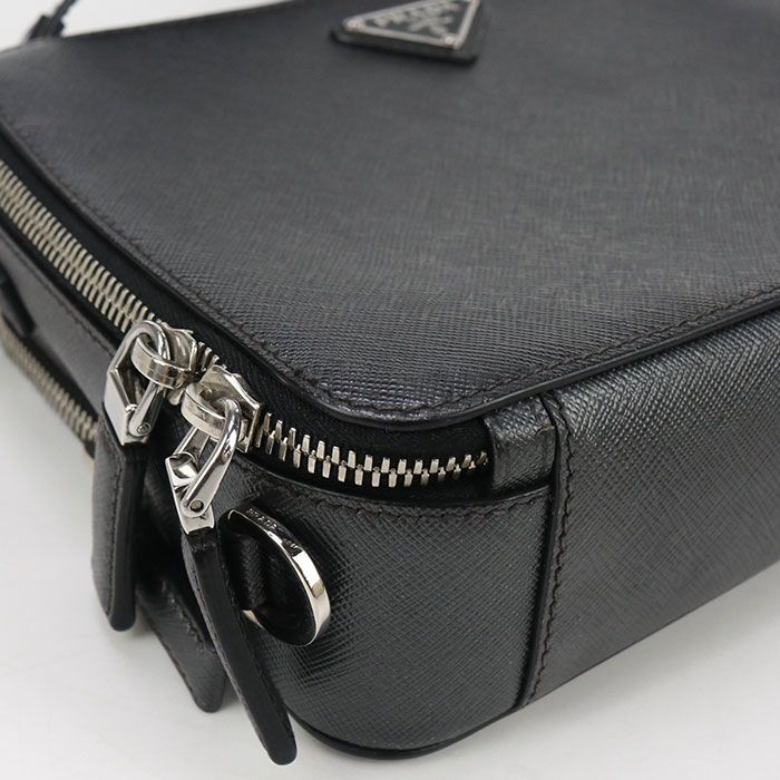 PRADA プラダ サフィアーノ ハンド バッグ レザー ブラック 黒 楽天市場】プラダ【PRADA】サフィアーノレザー トップハンドル