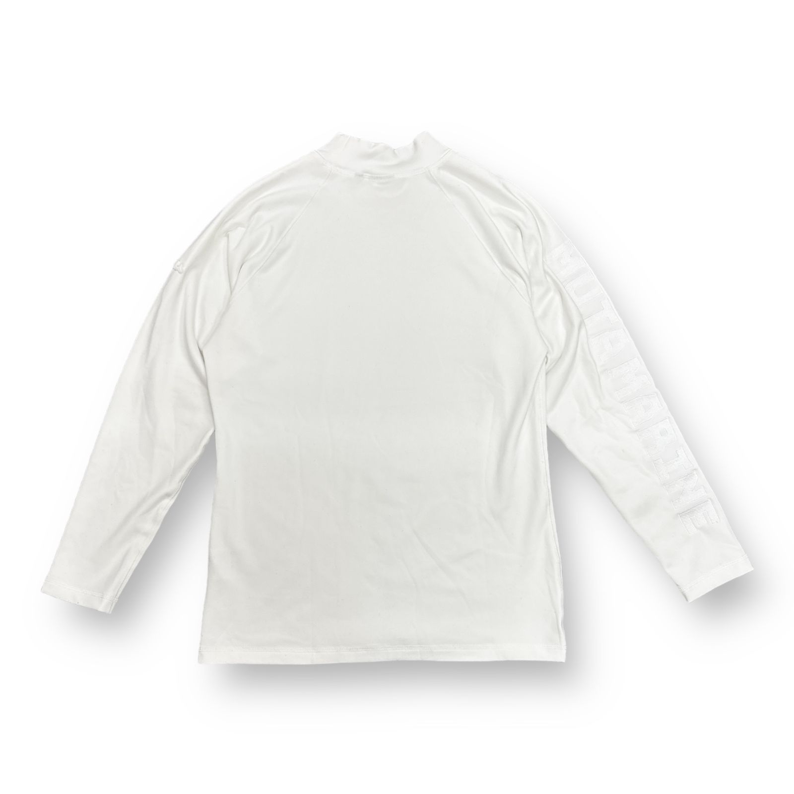 定価16500円 muta MARINE 袖ロゴ ストレッチジャージーモックネック 