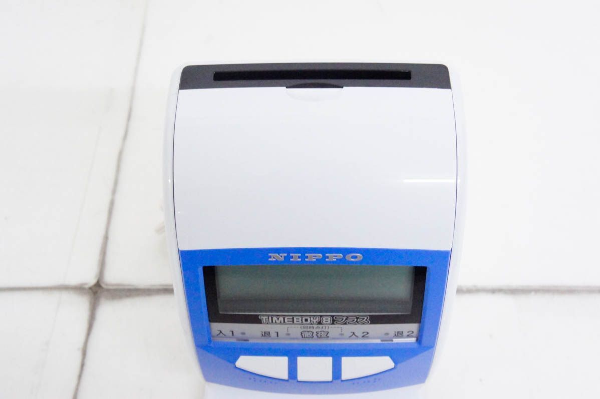 NIPPOニッポー タイムレコーダー タイムボーイ8プラス 液晶デジタル表示 勤怠管理 MARWIL-DEMENAGEMENTS_CH