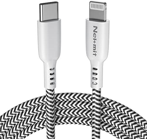 Nekmit USB-C - Lightning 充電ケーブル 6.6フィート MFI認証 同期コード iPhone 13 Pro Max|iPhone 13 Pro|iPhone 13 | iPhone 13 Mini|iPad Pro