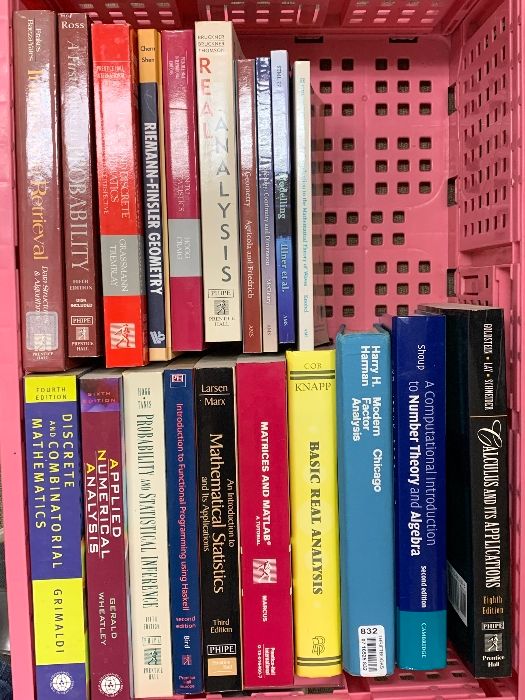 5 洋書 数学 物理学 関連本 まとめて 20冊 セット 応用数値解析 代数学 位相幾何学 実分析