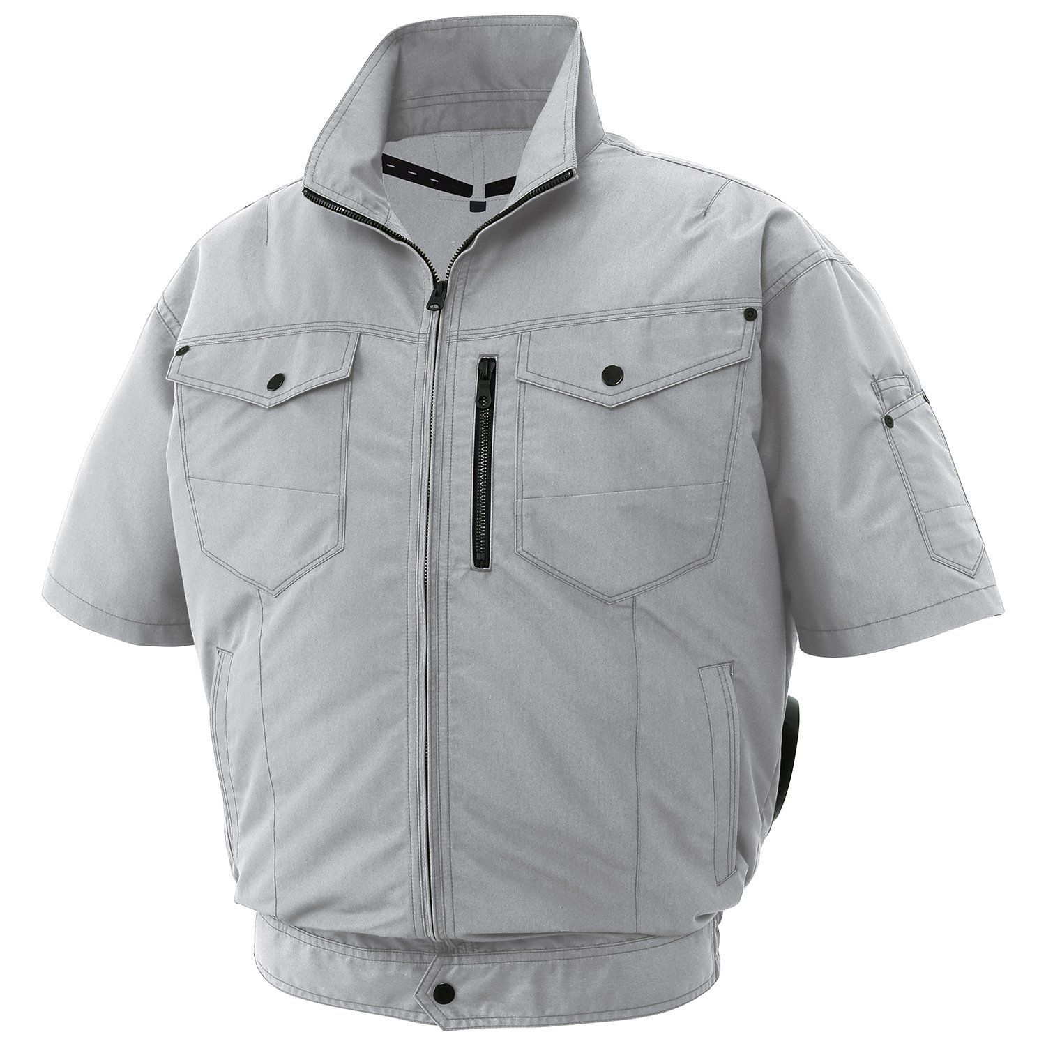数量 シルバー KU95150 3L 半袖ブルゾン 空調風神服 服のみ サンエス SUN-S