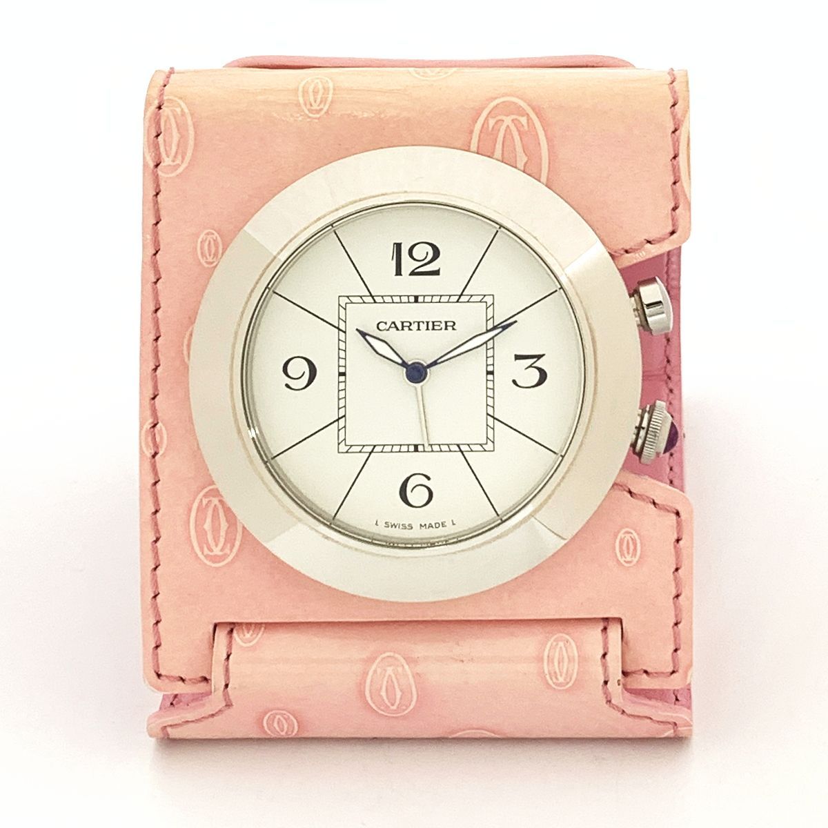 カルティエ CARTIER パシャ トラベルクロック アラーム付 W0100072