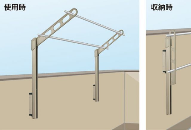 物干し竿受け 物干し金物