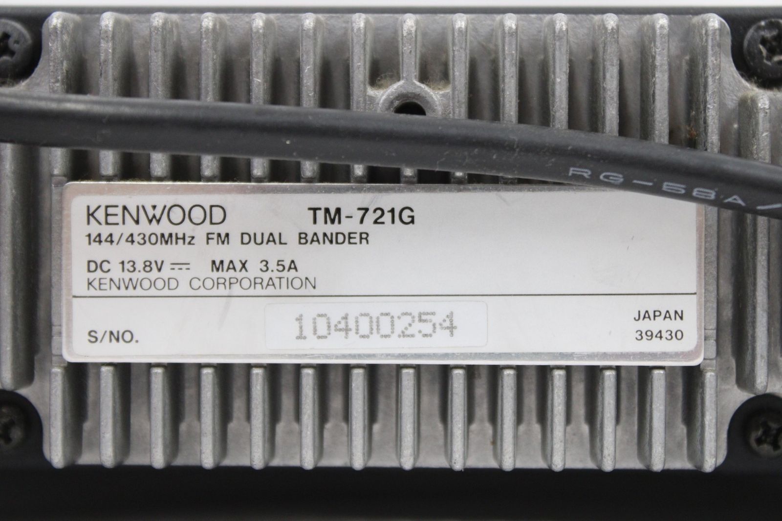 現状品 ケンウッド 無線機 TM-721G 144/430MHz FM デュアル