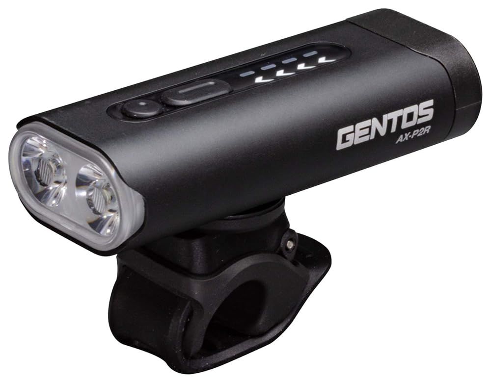 GENTOS(ジェントス) バイクライト USB充電式 給電可能 【明るさ最大