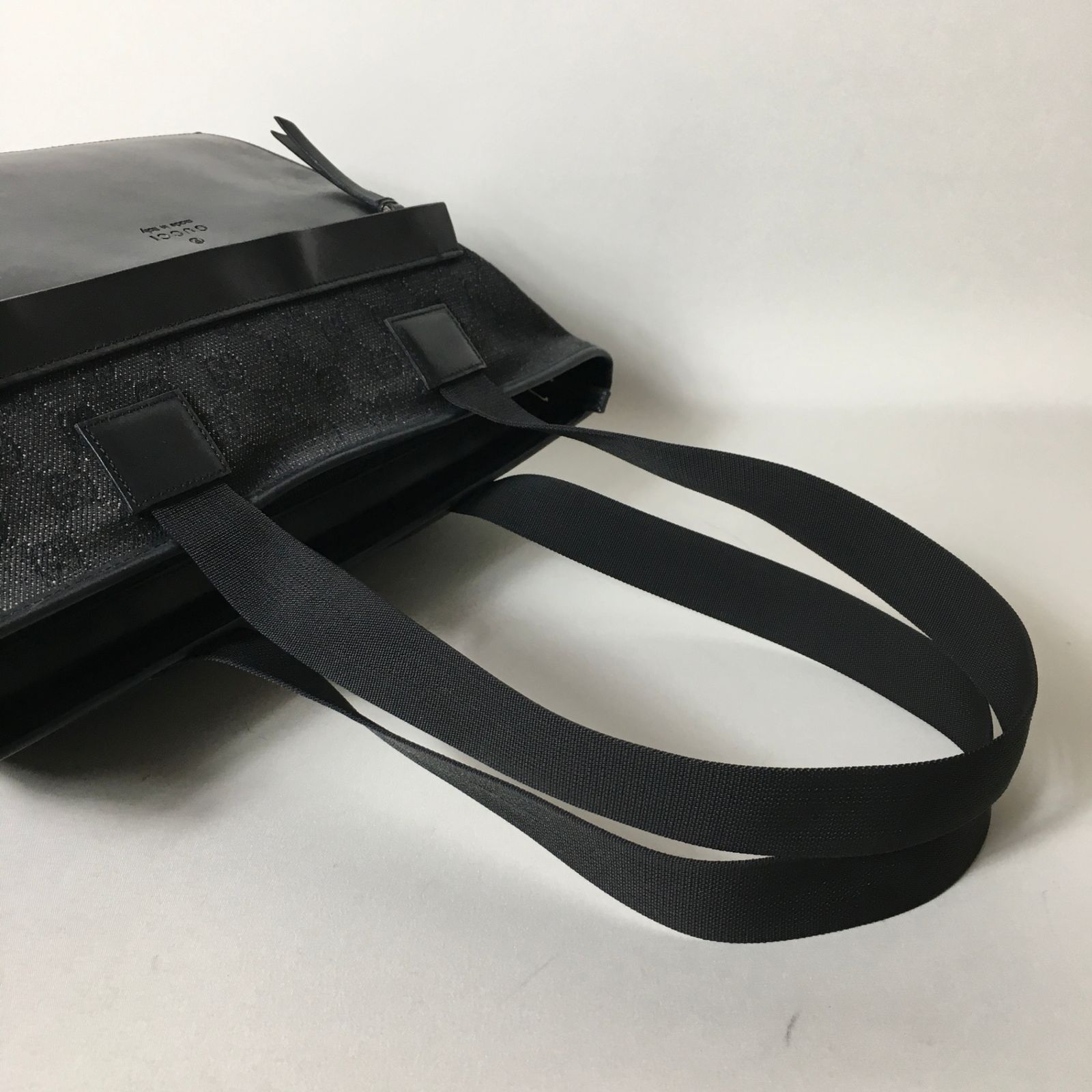 2507-236｜美品｜グッチ GGキャンバス トートバッグ ブラック 2507-236｜美品｜グッチ GGキャンバス トートバッグ ブラック