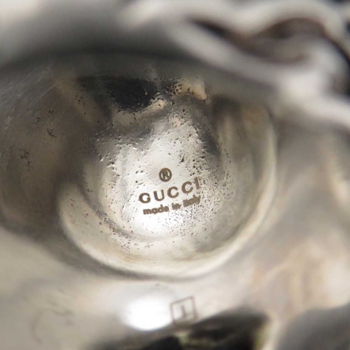 グッチ ライオンヘッド リング メタル ユニセックス ヴィンテージシルバー GUCCI アパレル 小物 WWW_SHINETEETH_COM
