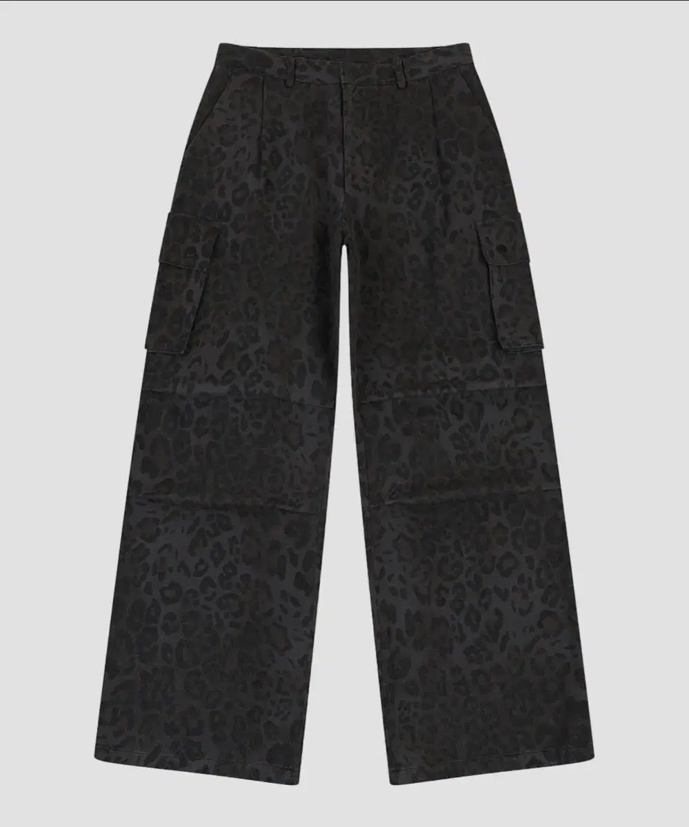 ルサック ノマド レオパード パラシュート カーゴ パンツ チャコール