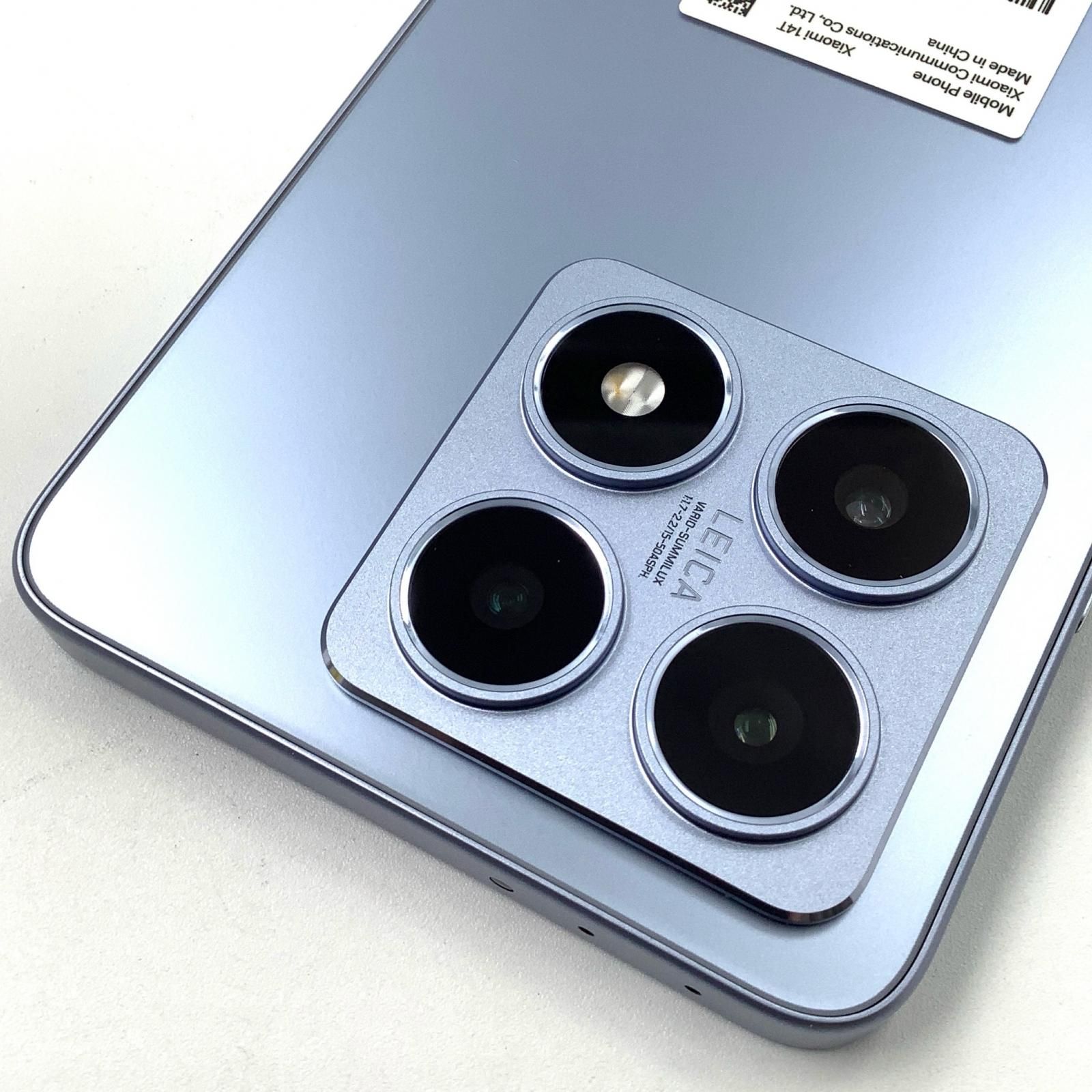 全額返金保証】【最速発送】Xiaomi 14T 256GB チタンブルー au