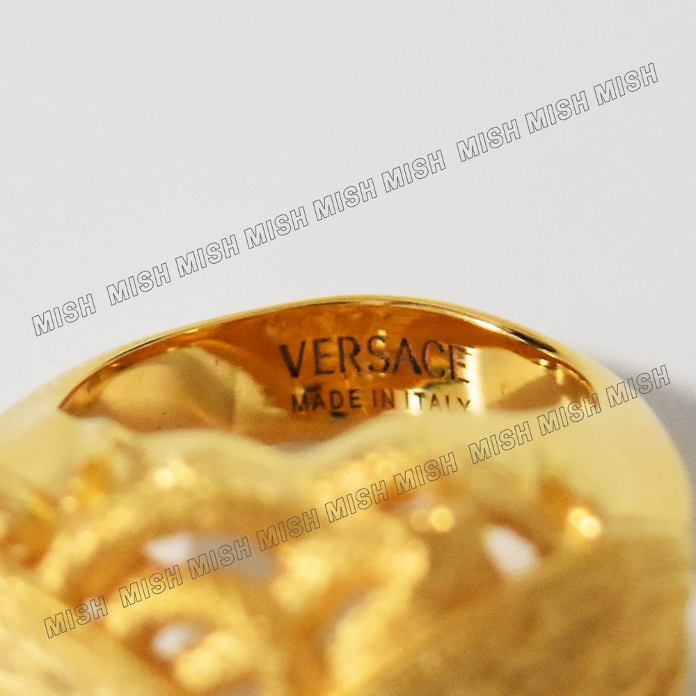 VERSACE ヴェルサーチ リング メデューサ ゴールドカラー メドゥーサ '95 リング ゴールド | VERSACE JP