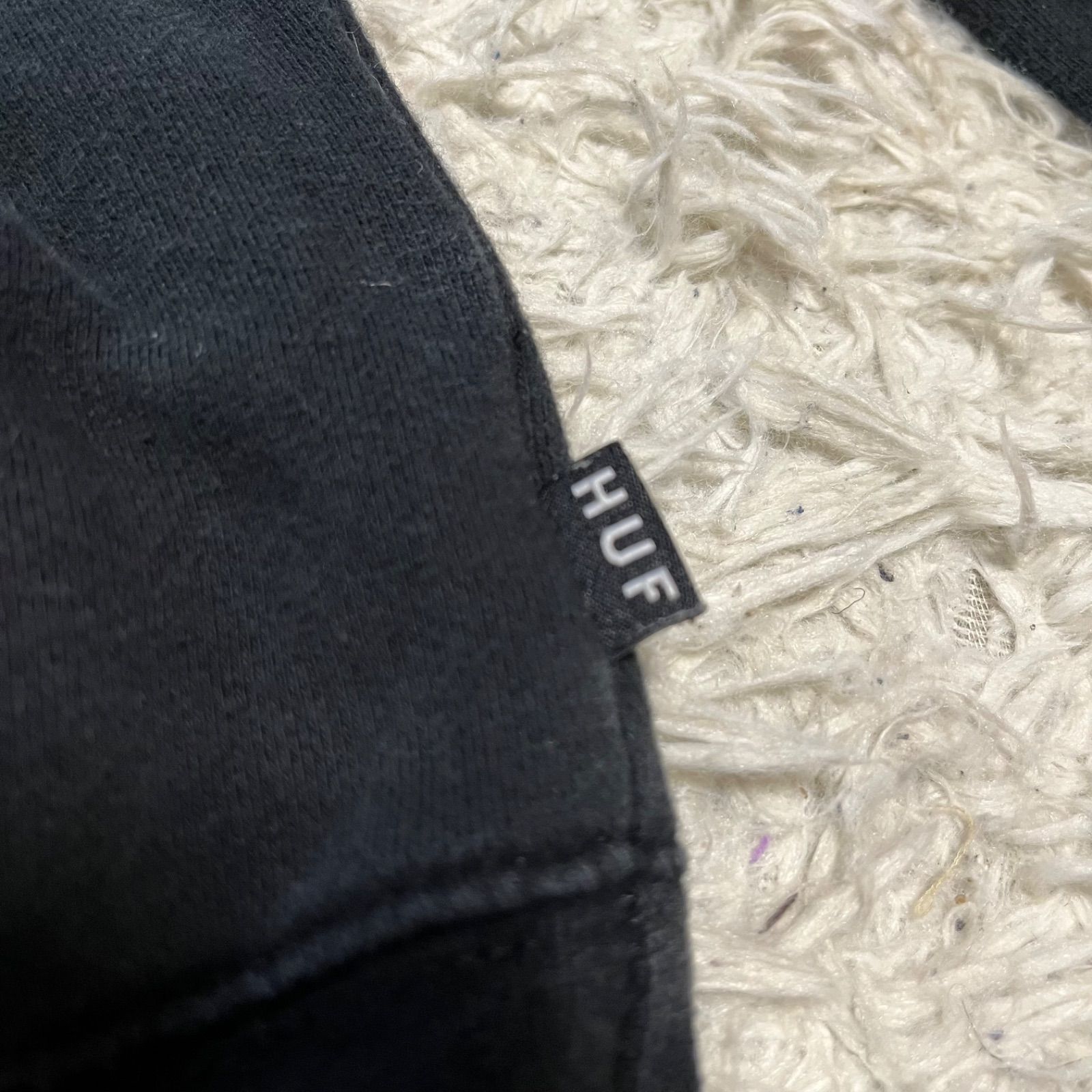 HUF ハフ ロゴ刺繍 プルオーバー スウェット パーカー フーディー 長袖 