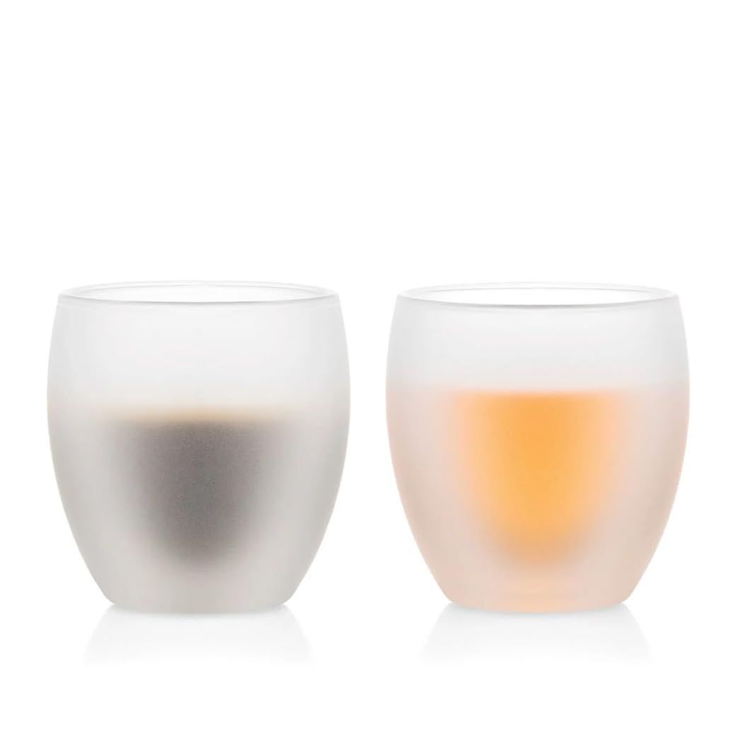 【最短発送】4558-143SI 【正規品】 2個セット 250ml シリコンコーティング グラス ダブルウォール パヴィーナ PAVINA ボダム BODUM