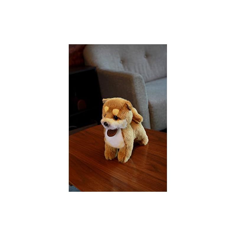 三英貿易 オリジナル ぬいぐるみ グレイスフル 日本製 シバイヌ S 立ち 茶 W12.5×D24×H21.5cm イヌ I-6857 1