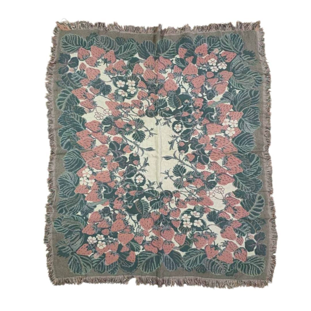 vintage ラグ カーペット、フルーツ、ジャム、パイ、ケーキ、ティー、499 廃番】Carpet Kelim Ornament Orange 240x170cm - カーペット