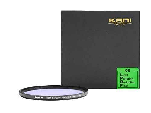 KANI 光害カットフィルター LPRF 星景 夜景撮影用 色カブリ低減 ナトリウム灯対策 水銀灯対策 低反射 撥水 撥油 防汚 ナノコーティング 95mm カメラレンズ用