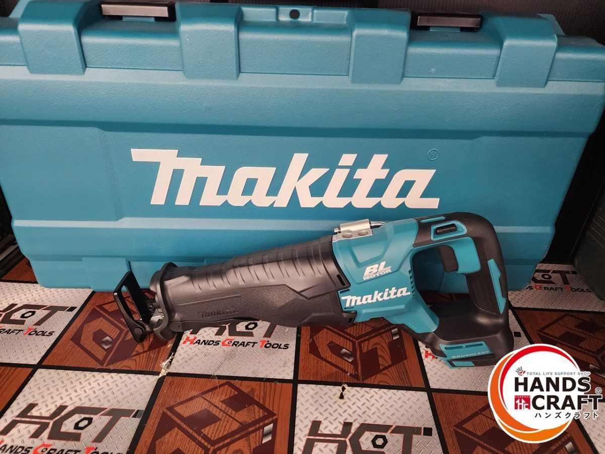 【中古】マキタ Makita JR187DZK 充電式レシプロソー 18V ケース付き【ハンズクラフト佐賀】 ♭【未使用品】マキタ makita 充電式レシプロソー JR187DZK 本体+