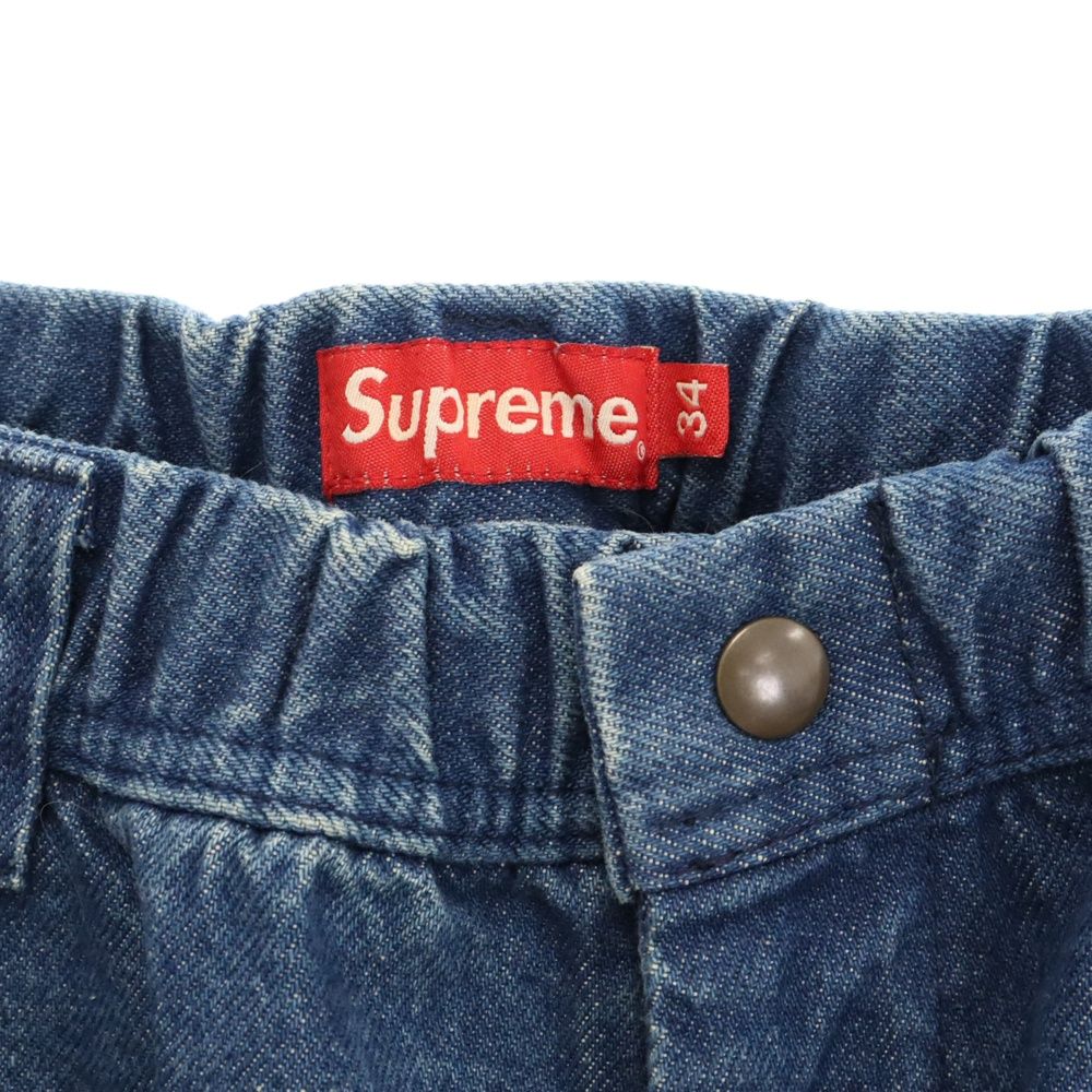 SUPREME (シュプリーム) 22SS Cargo Work Short Denim カーゴワークデニムショーツ ショートパンツ インディゴ