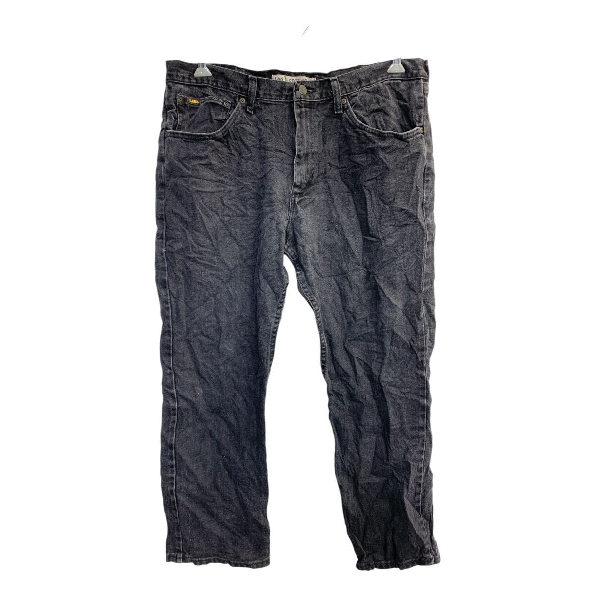 Lee デニムパンツ W38 リー ビッグサイズ ブラック コットン メキシコ製 古着卸 アメリカ仕入 2501-770
