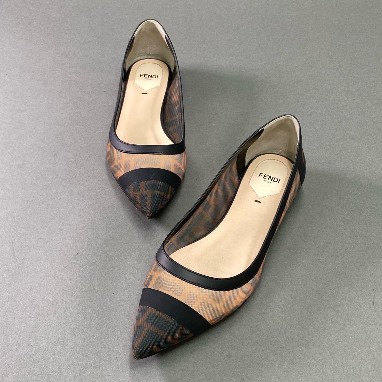 FENDI フラットパンプス FENDI柄 【公式通販】