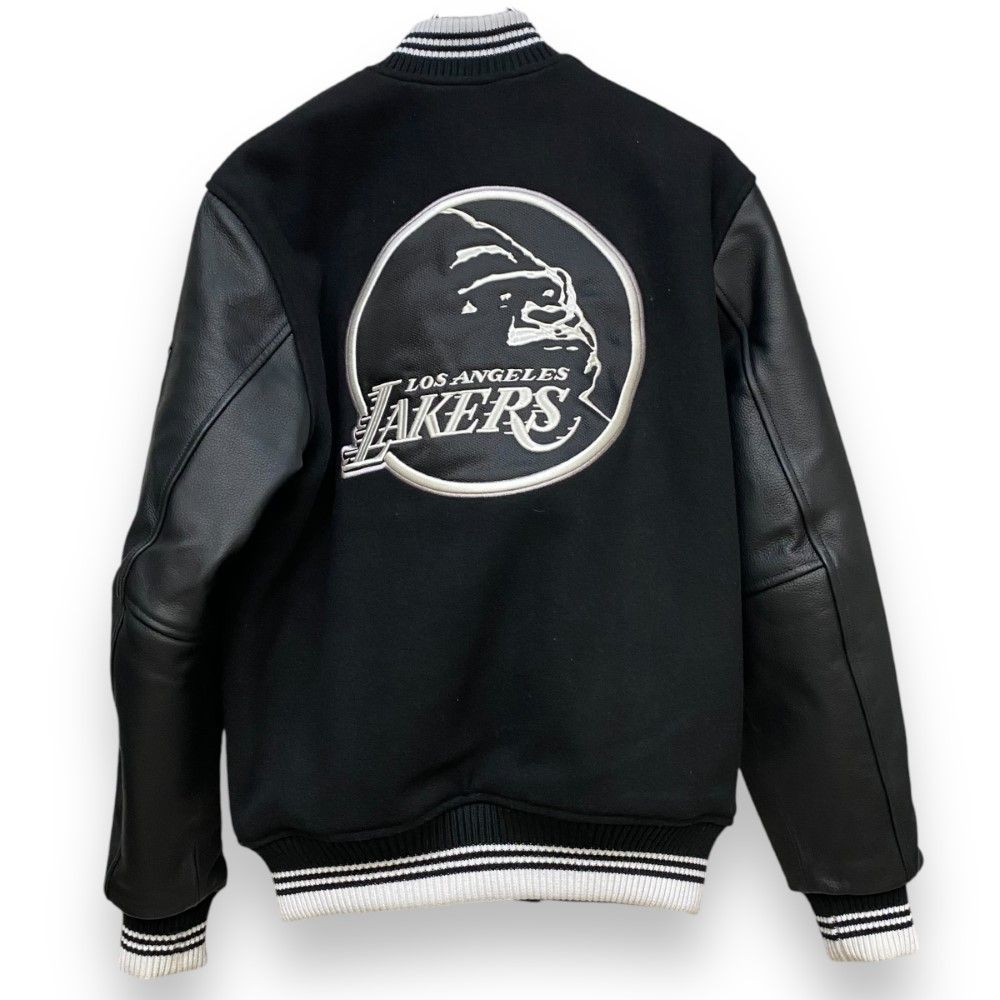 NEW ERA × XLARGE NBA LAKERS レイカーズジャケット スタジャン XS