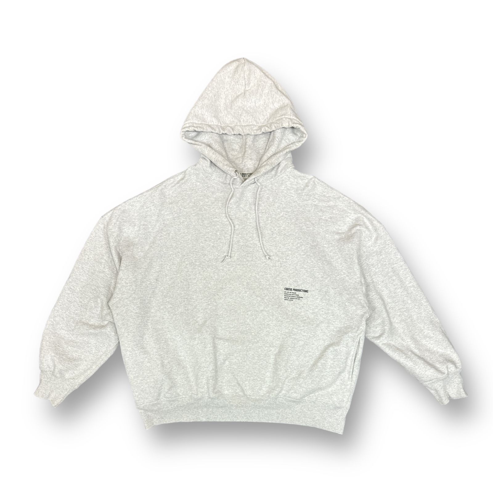 定価26400円 COOTIE PRODUCTIONS 23AW Open End Yarn Plain Sweat Hoodie フーディー  パーカー スウェット クーティープロダクションズ グレー L CTE-23A306 67817A5 - メルカリ