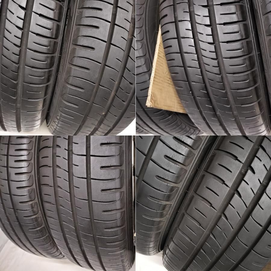 ◆配送先指定あり◆ ＜訳アリ！ ノーマル X ホイール 4本＞ 185/55R16 ダンロップ 2020年製   16x6J カローラフィールダー ZRE142G 純正 4H -100　 中古