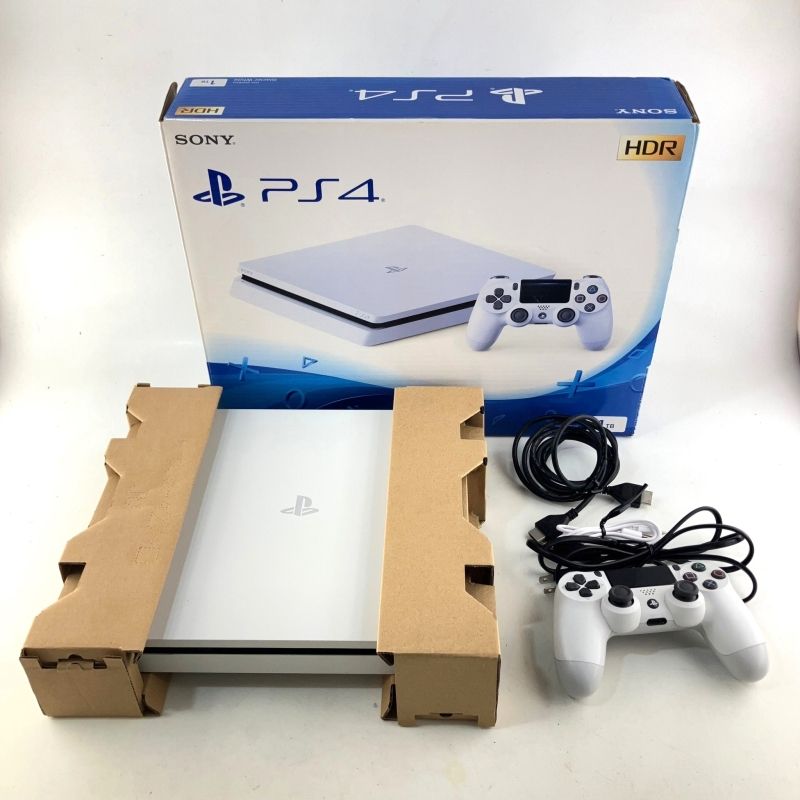 PlayStation4 PS4 本体 CUH-2100B B02 Glacier White 1TB 動作