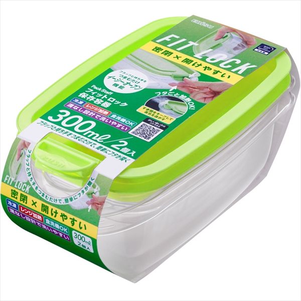 まとめ買い-36点セット パックスタッフ フィットロック ３００ｍｌ ２コ入 エビス 台所用品