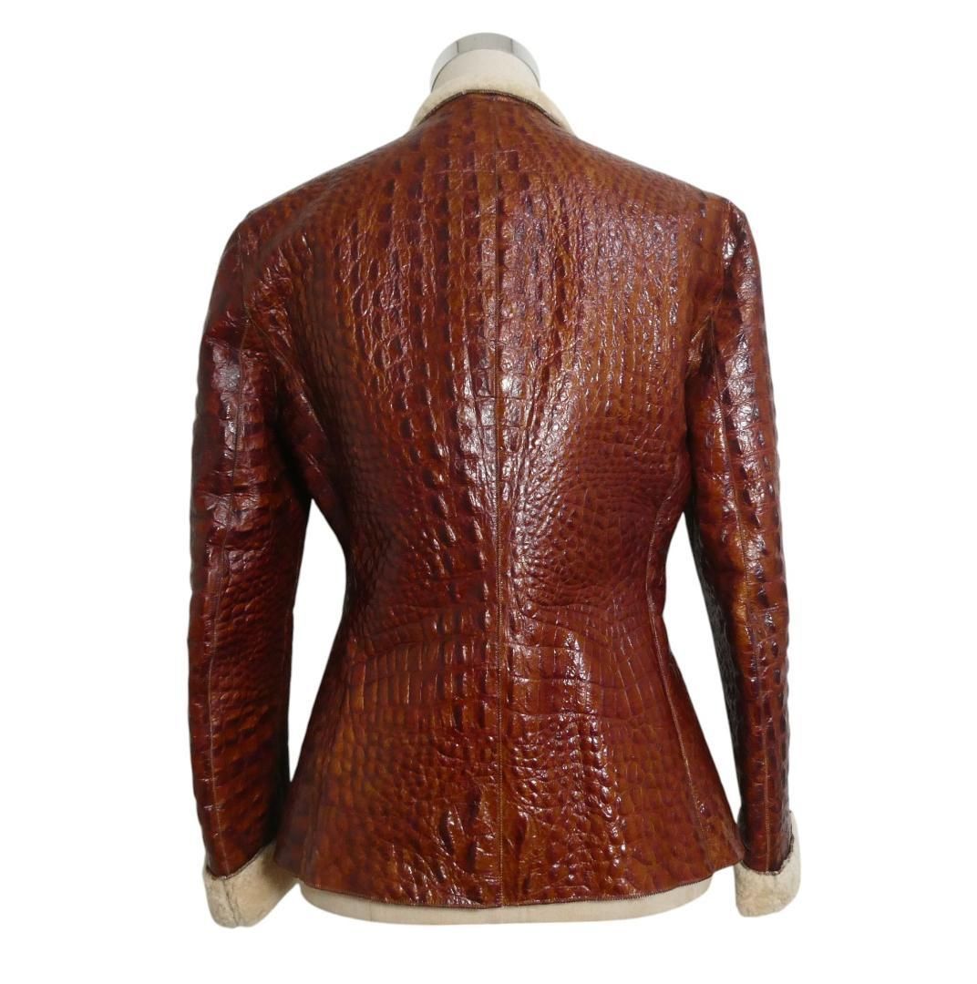 アルマーニコレツィオーニ　レザー　ライダース　42サイズ 美品 ARMANI COLLEZIONI アルマーニコレツィオーニ サイズ42 牛側