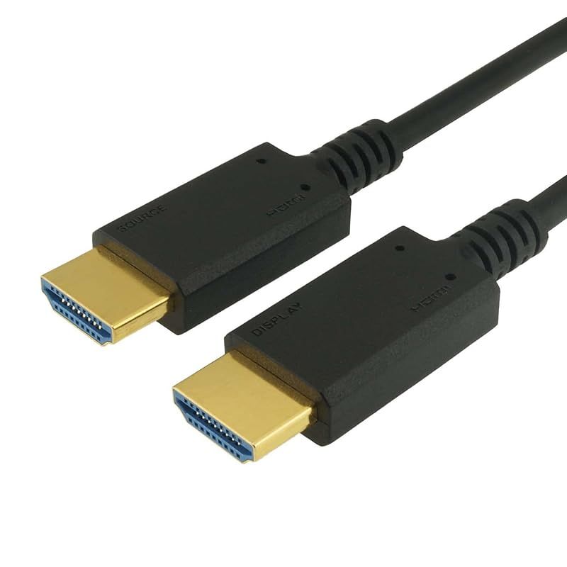 ホーリック 光ファイバー HDMIケーブル 10m 48Gbps 4K/120p 8K/60p HDR ブラック HDM100-626BK 0