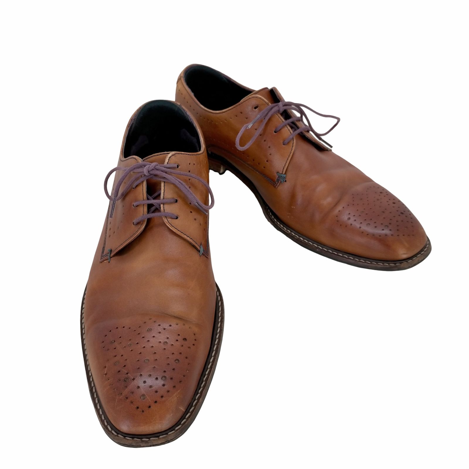 テッドベーカー TED BAKER Leather Derby Dress Shoes メンズ 26.5 - メルカリ