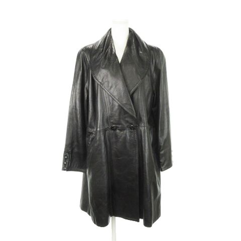 ゾロヌーズ Zorronuez レザーコート ラム 本革 羊革 ダブル ショール  