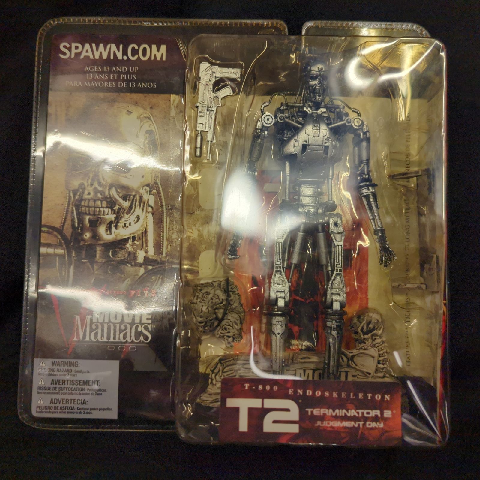 McFARLANE TOYS MOVIE MANIACS 05 T-800 ENDOSKELETON 6インチ