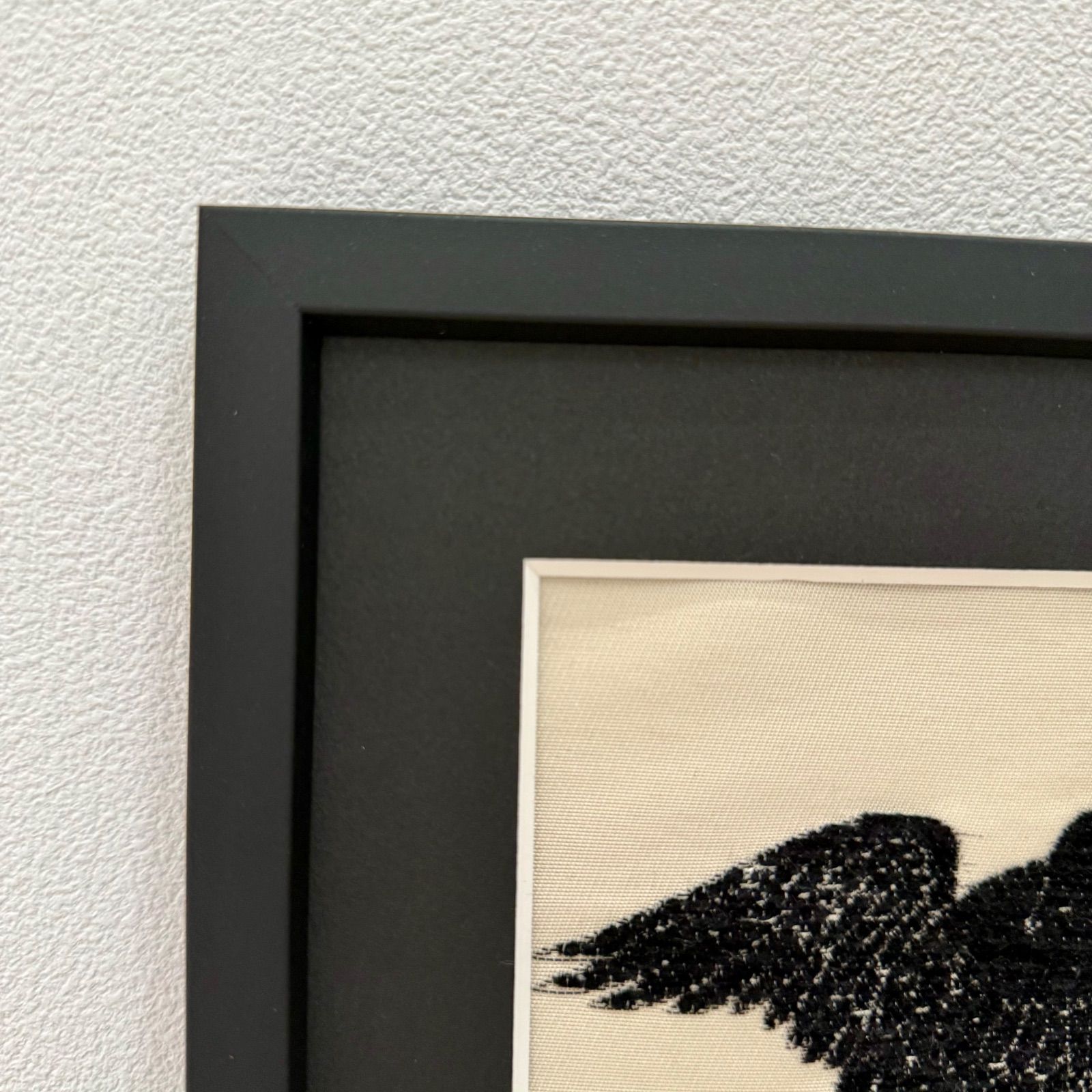 京都帯屋さん フレーム入りシルク織物アート