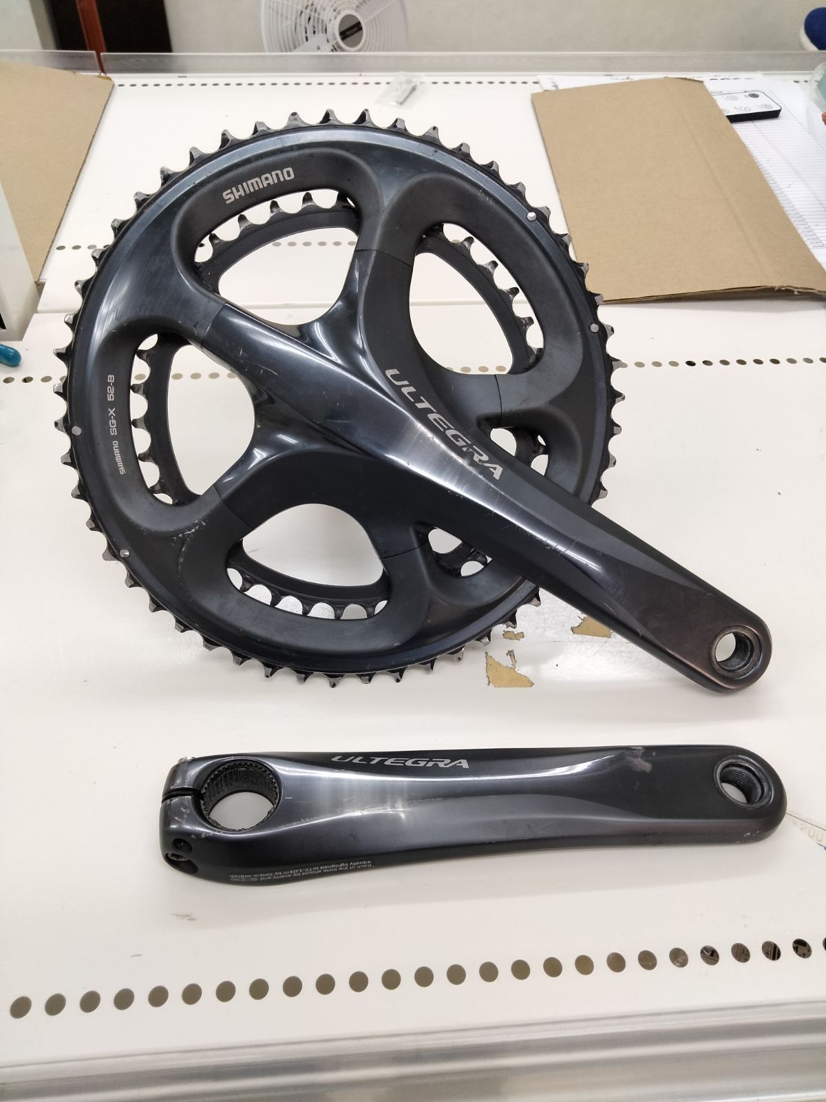 Pédalier Shimano Ultegra FC-6700 52/39 Dents - SG X 52 B, Occasion Bon état, Pour Vélo De Route