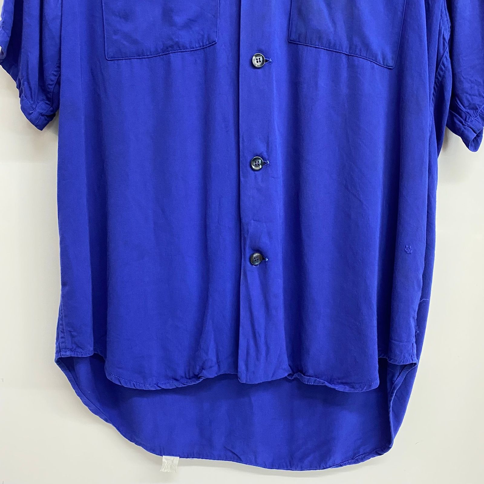その他ブランド / NAT NAST/50s/半袖シャツ/M/レーヨン/BLU/無地 ヴィンテージ vintage 50's ナットナスト NAT NAST レーヨンボーリング