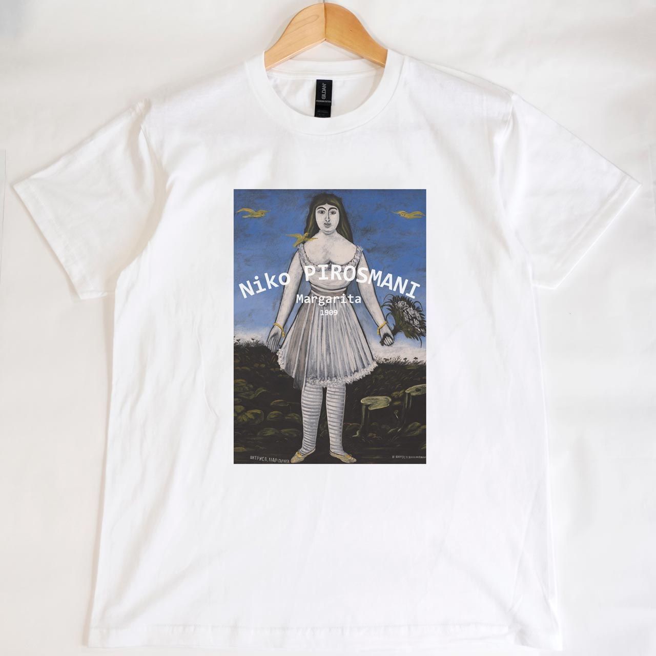 女優マルガリータ ニコ・ピロスマニ半袖 Tシャツ 男女兼用