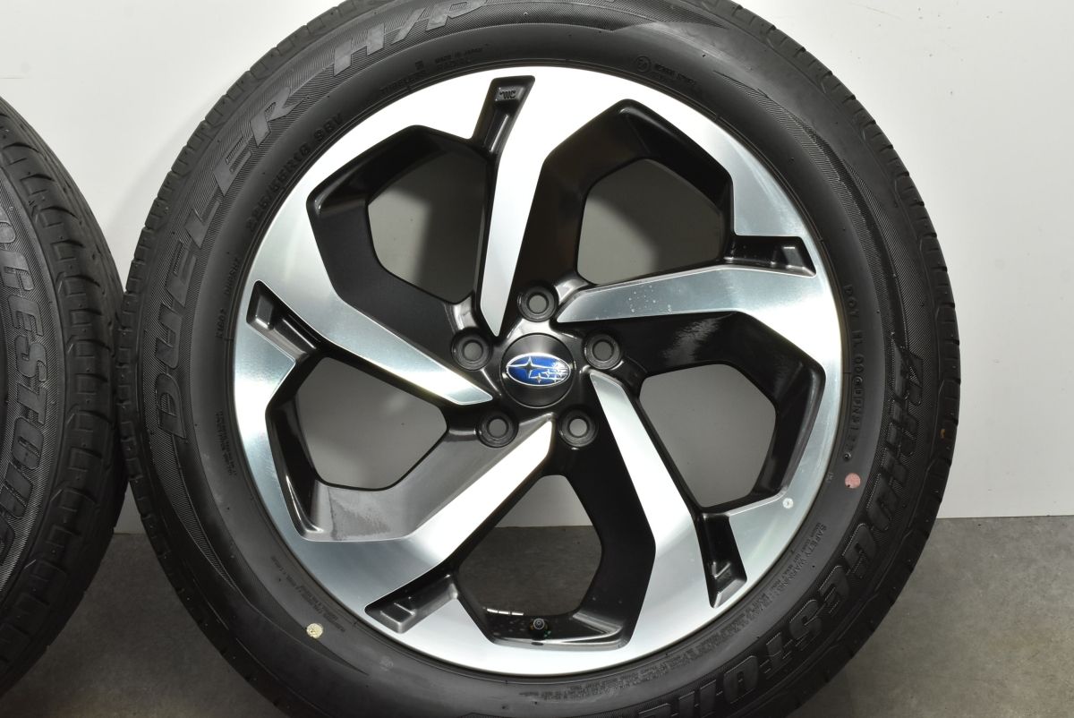 [美品]スバル SKフォレスター純正18in 2024年製造225/55R18 美品】スバル SK フォレスター 純正 18in 7J +48 PCD114.3