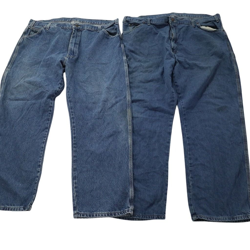 古着卸 ディッキーズ Dickies ペインターデニム パンツ 8枚セット メンズ 42 44 46 インディゴブルー 古着 NC1301