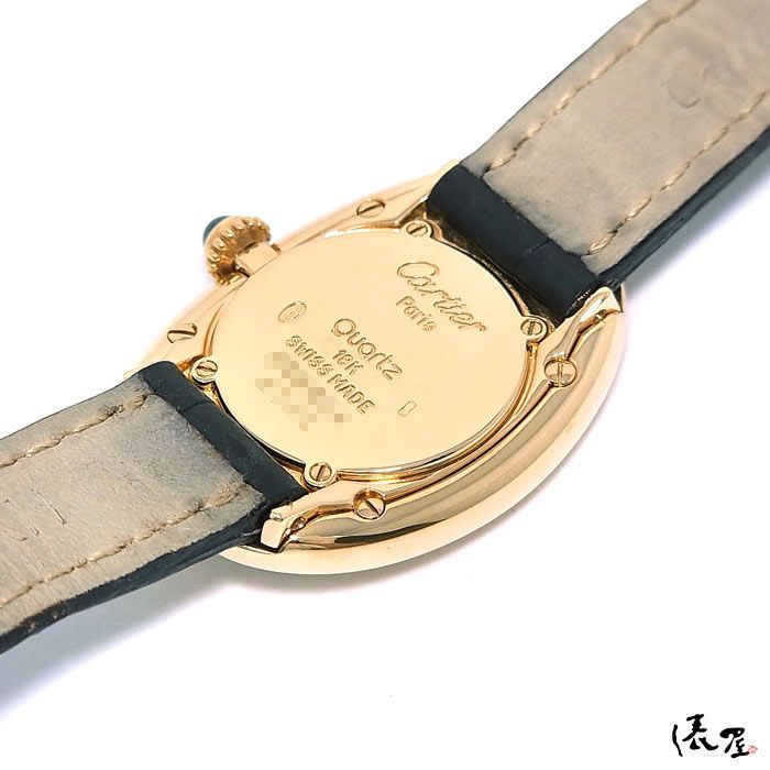 【ヴィンテージ】カルティエ K18YG ベニュワール 金無垢 美品 レディース 時計 腕時計 中古 イエローゴールド【送料無料】
