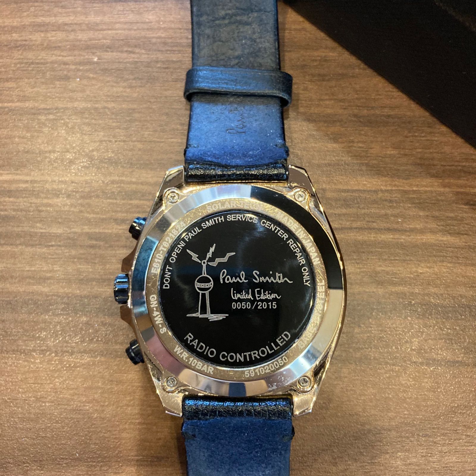 本物中古美品】Paul Smith ポールスミス20周年記念限定版 ソーラー 