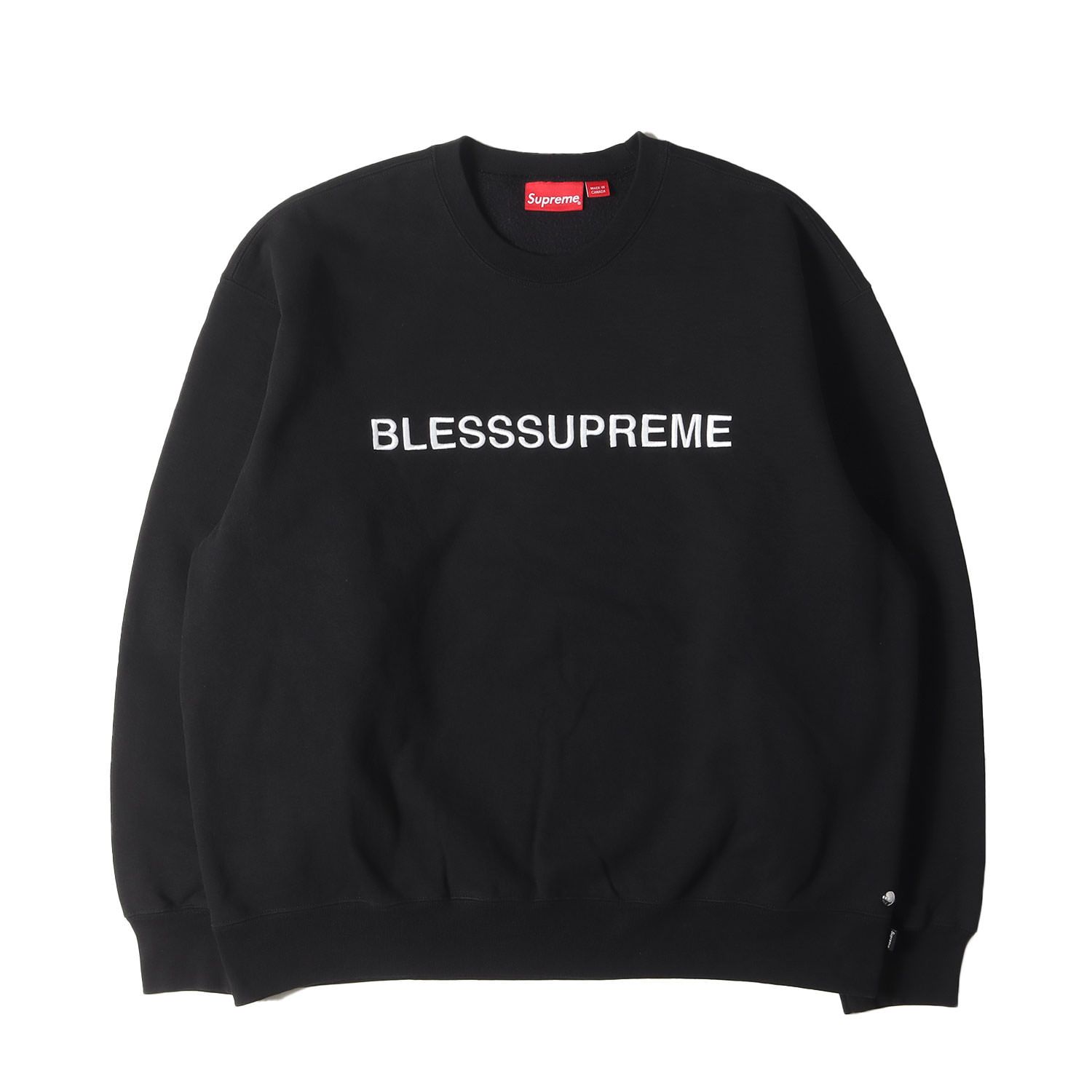 Supreme ブラック トレーナー（Supreme Box Logo Crewneck Black