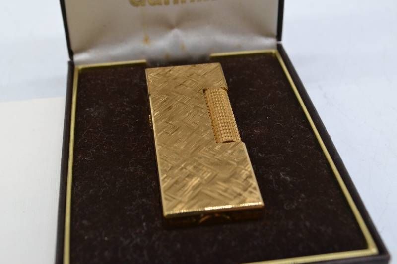 dunhill ダンヒル ゴールド ライター ガス ヴィンテージ き