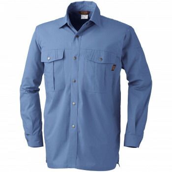 桑和 535 長袖シャツ 6Lサイズ インディゴ(54)